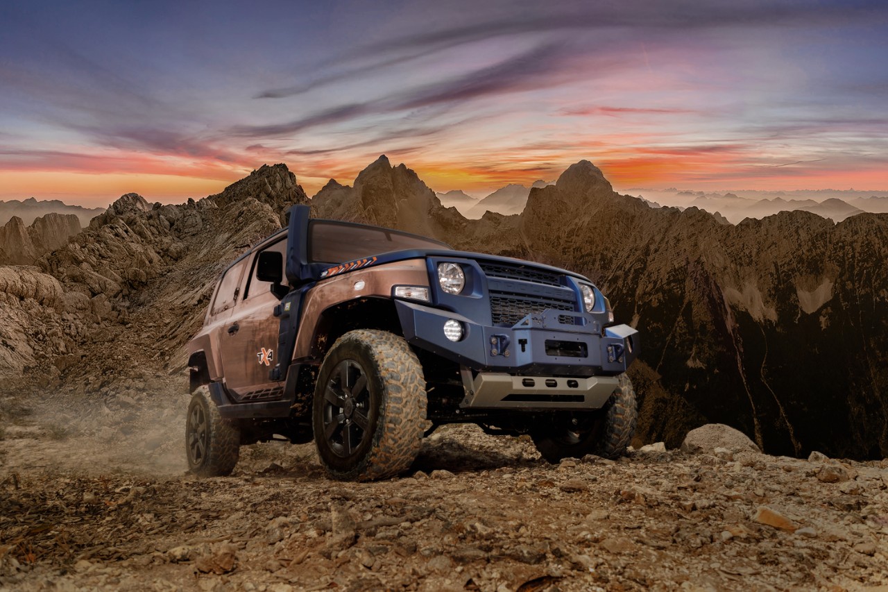  Adereços externos não são apenas estéticos; snorkel, por exemplo, vem de série