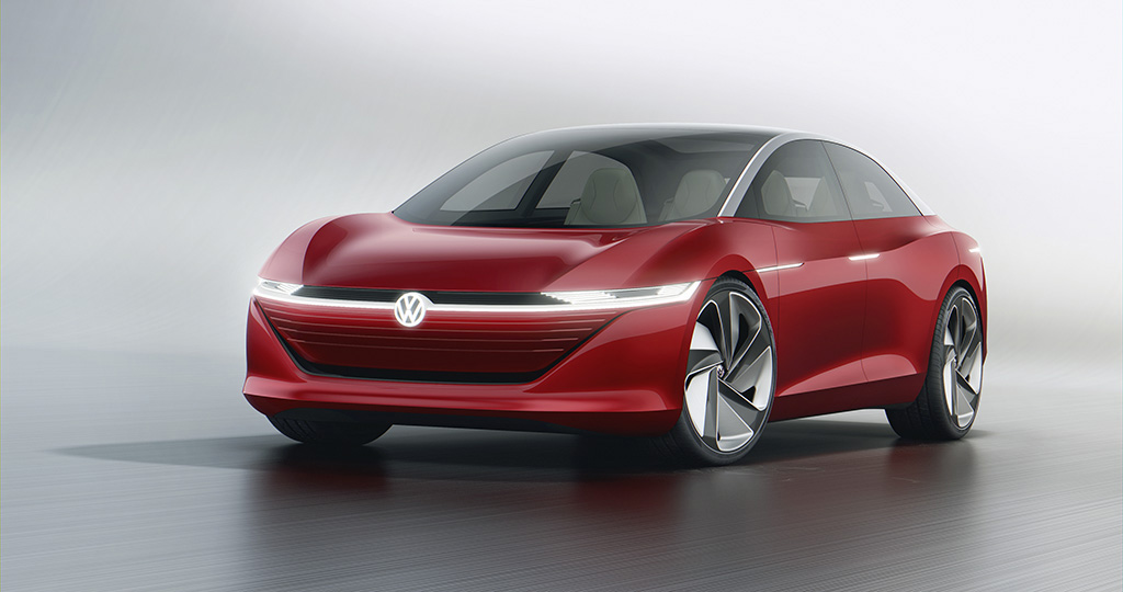  Volkswagen I.D. Vizzion mostra como seria um Passat elétrico