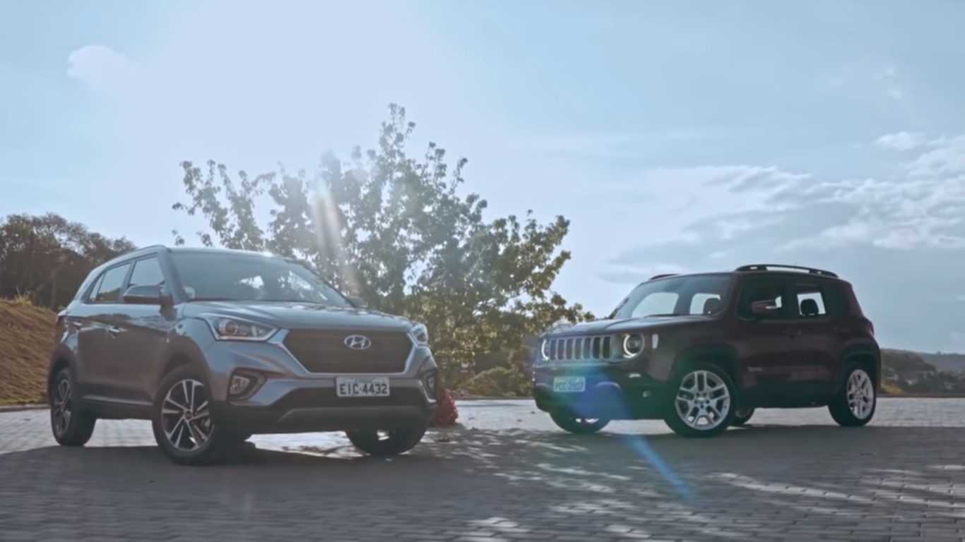  Creta e Renegade são duas ótimas opções do mercado de SUVs compactos. Mas qual você levaria para casa?