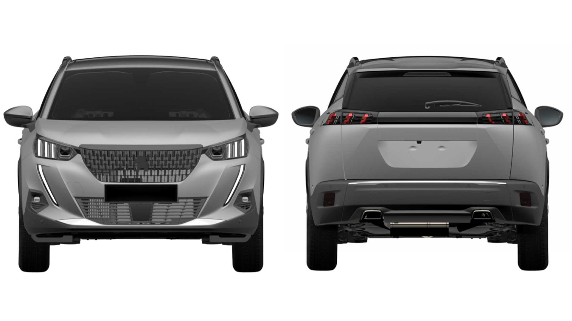  Peugeot 2008 tem traseira inspirada na do utilitário esportivo médio 3008