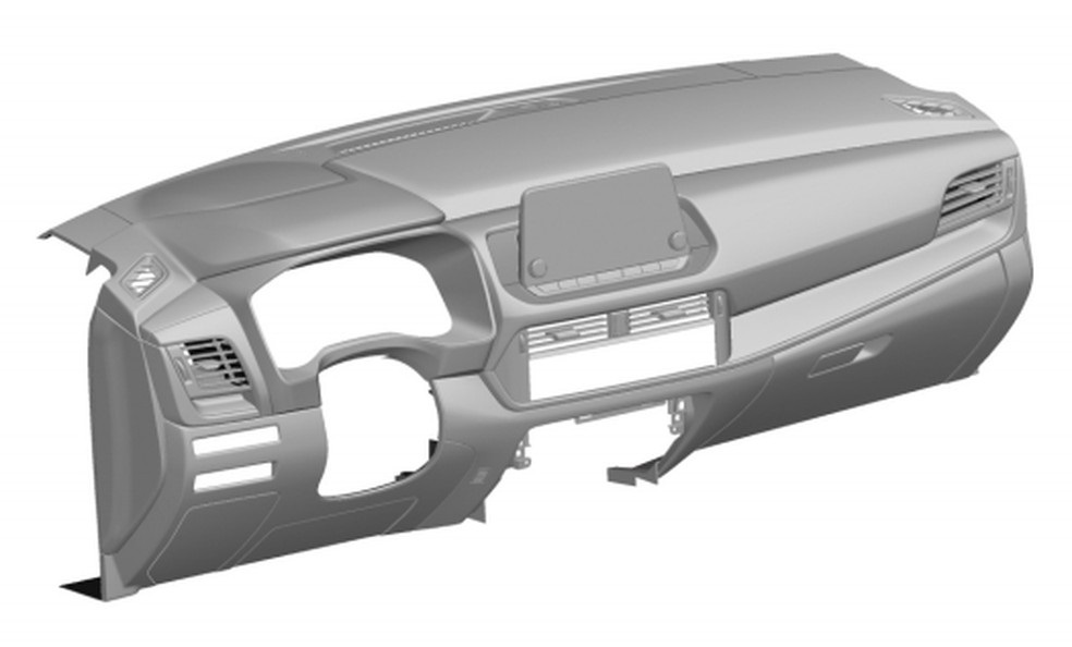 Registro mostra como será o painel da nova geração do Nissan X-Trail