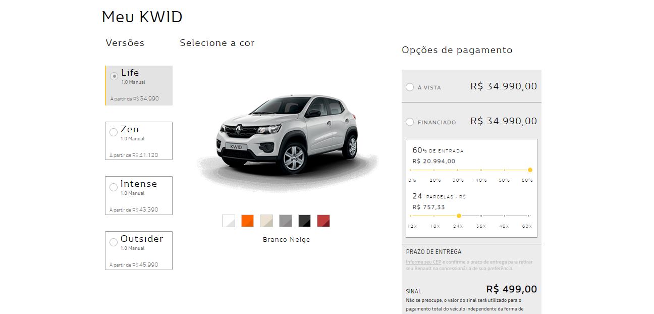 Loja Virtual Renault