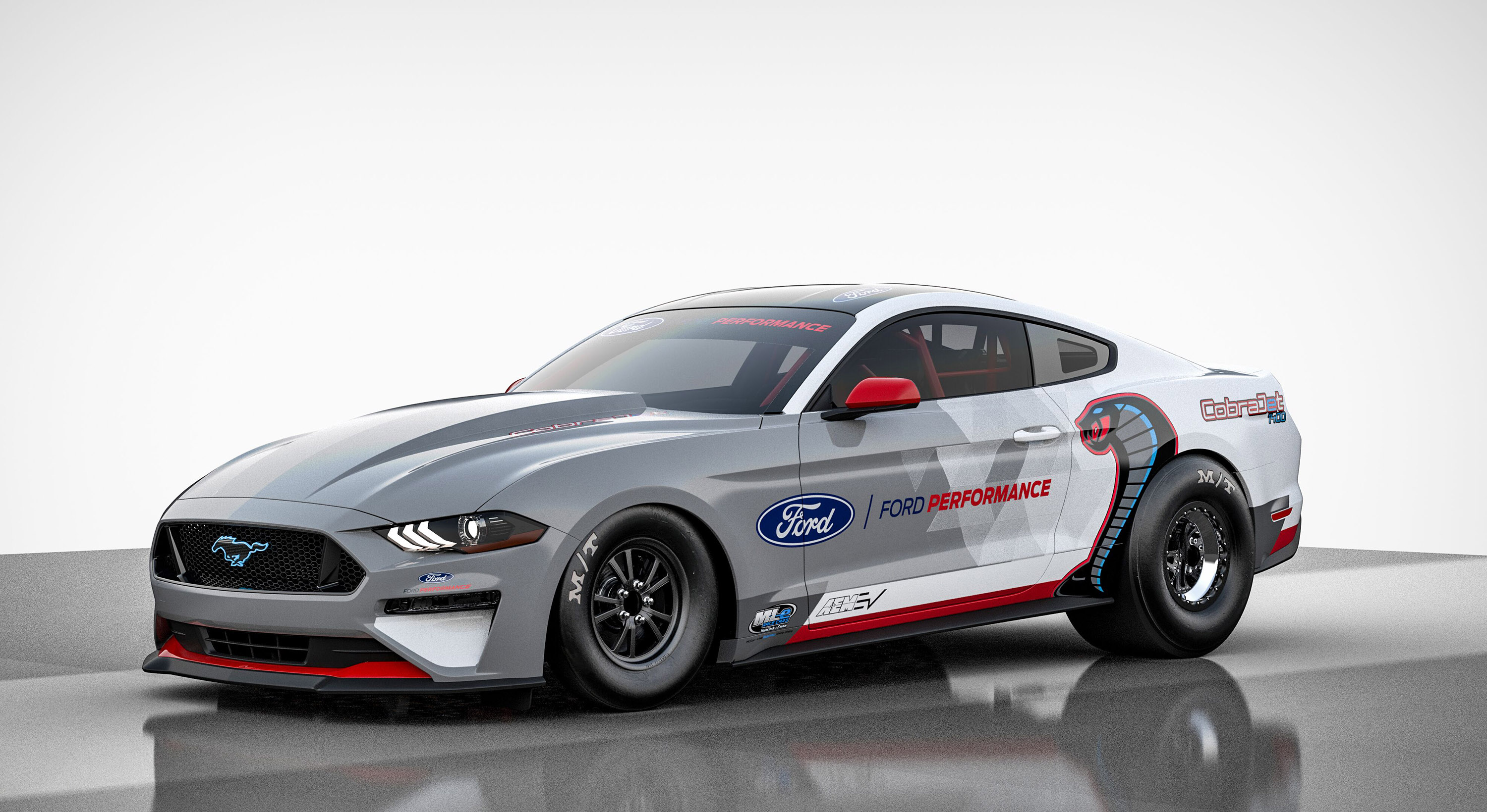 Ford revela o primeiro modelo de corrida do Mustang de nova