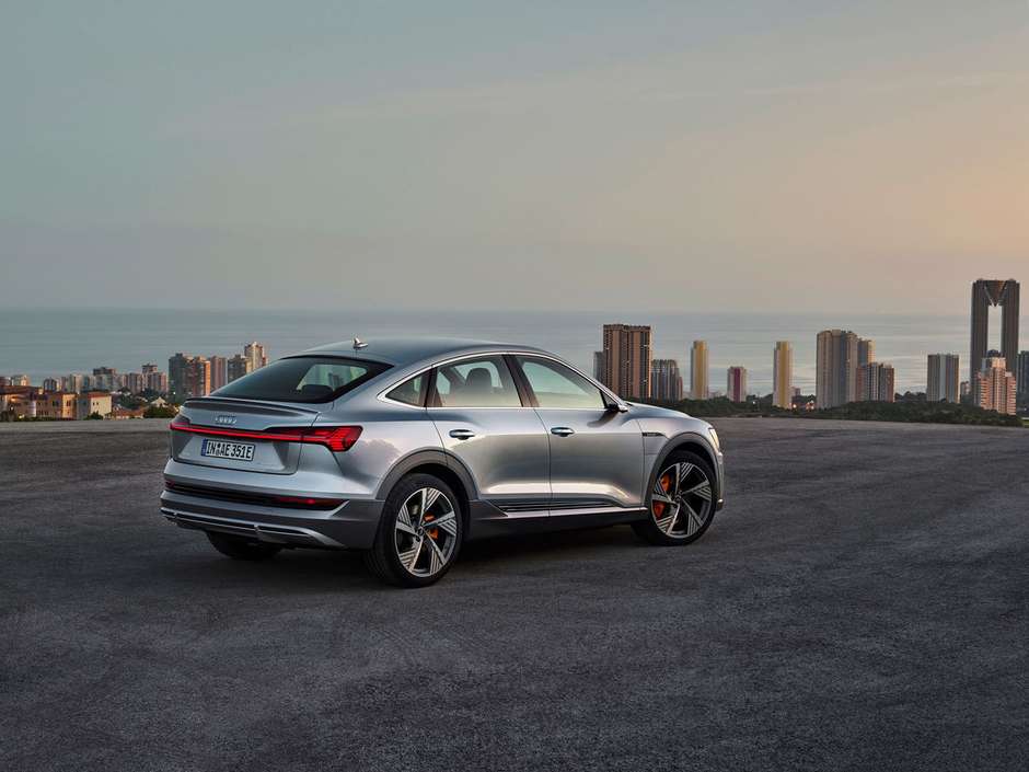 E-Tron Sportback de traseira