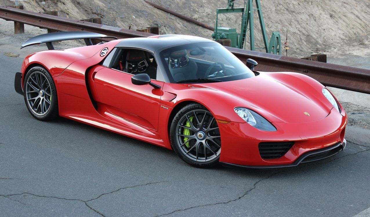 Porsche 918 Vermelho