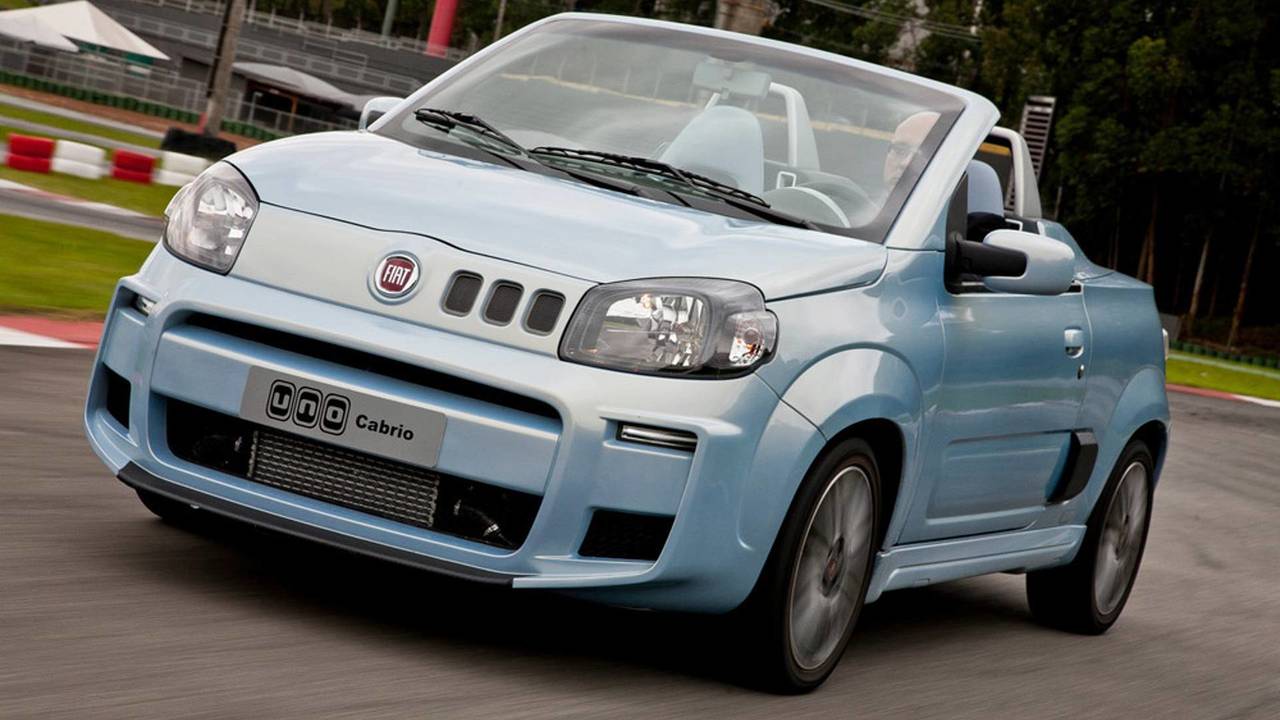  Fiat Uno Cabrio recebeu motor 1.4 turbo e virou conversível