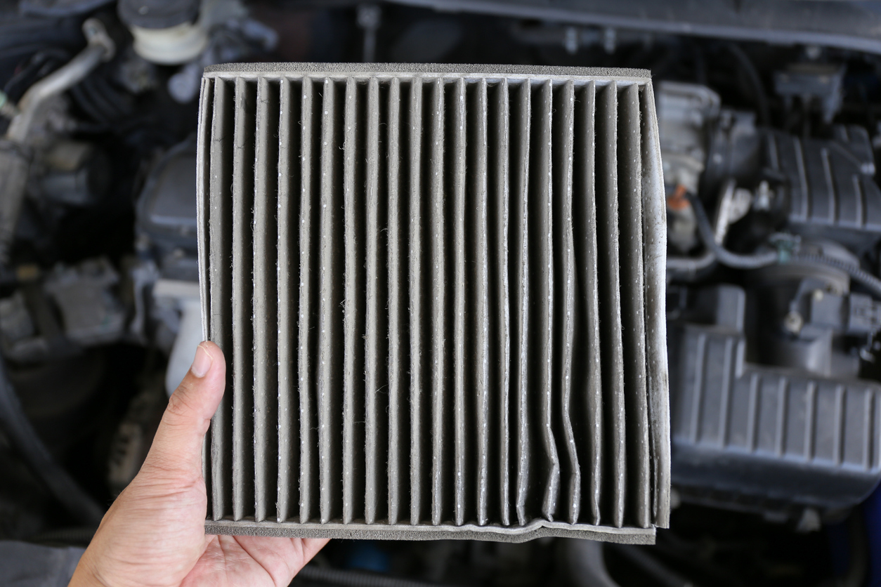 Dirty Cabin Air Filter For Car
