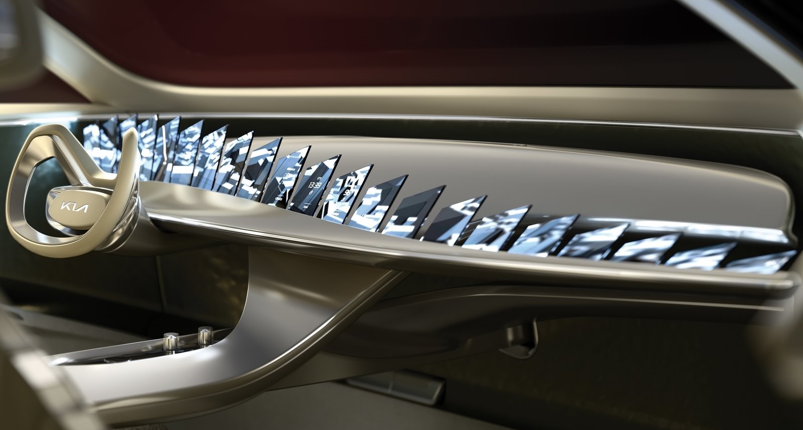  Interior do protótipo do Kia Imagine era revolucionário; versão de produção não será assim