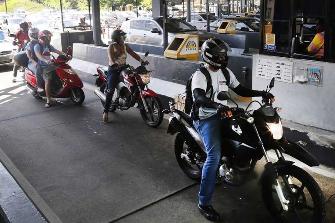 Moto Paga Pedágio Sim