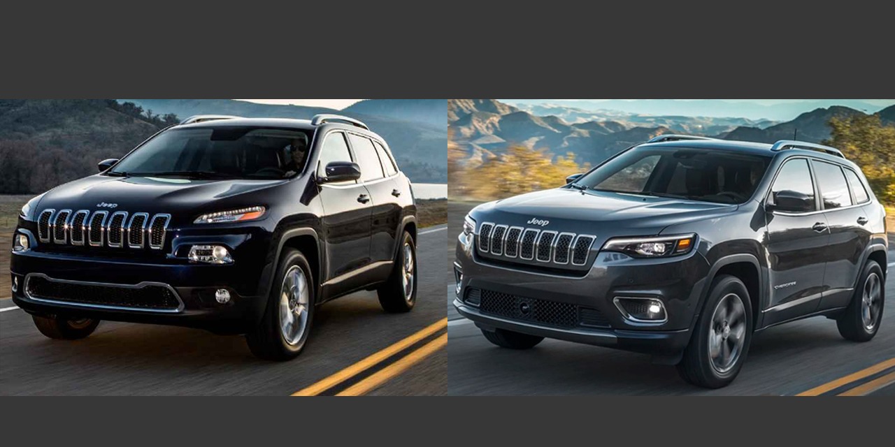  Jeep Cherokee, antes e depois: faróis em dois andares não fizeram sucesso no SUV norte-americano