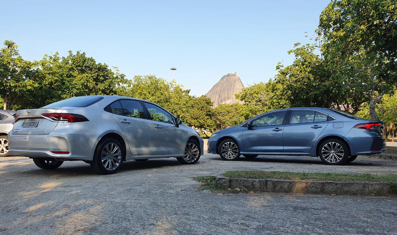 Comparativo Toyota Corolla Flex E Híbrido 4