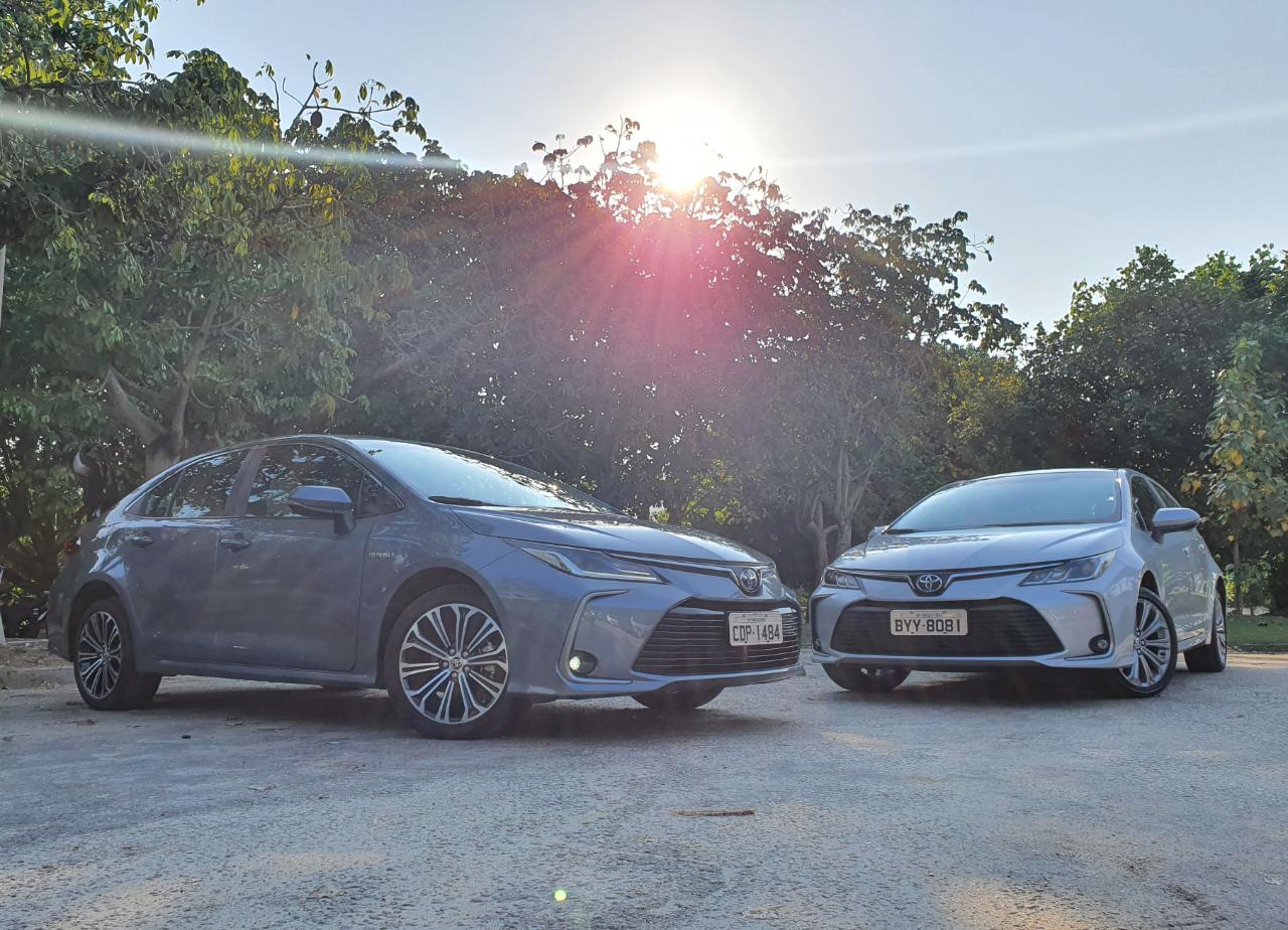 Comparativo Toyota Corolla Flex E Híbrido 2