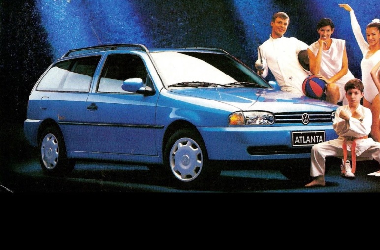  Volkswagen Parati Atlanta 1996 foi uma das escolhas da marca alemã para comemorar o evento