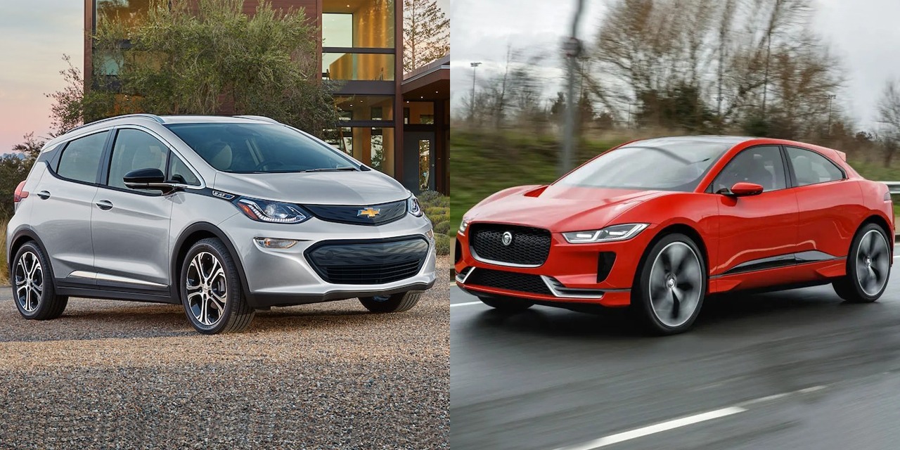 Chevrolet Bolt E Jaguar I Pace