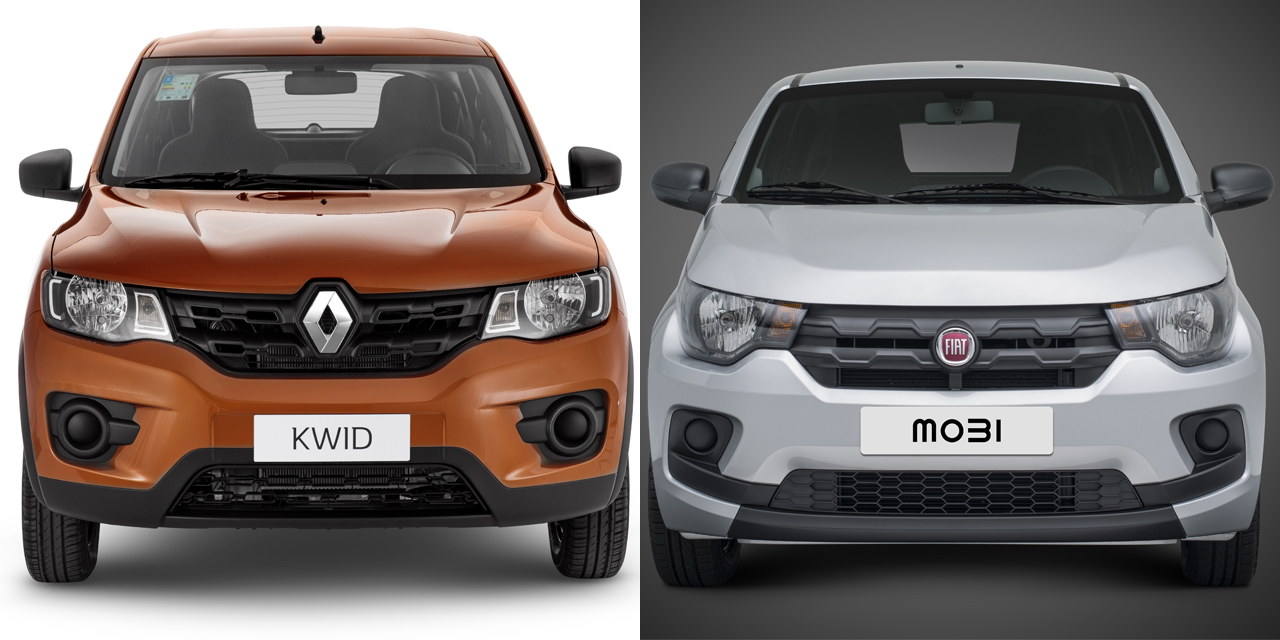 Renault Kwid Zen Fiat Mobi Easy