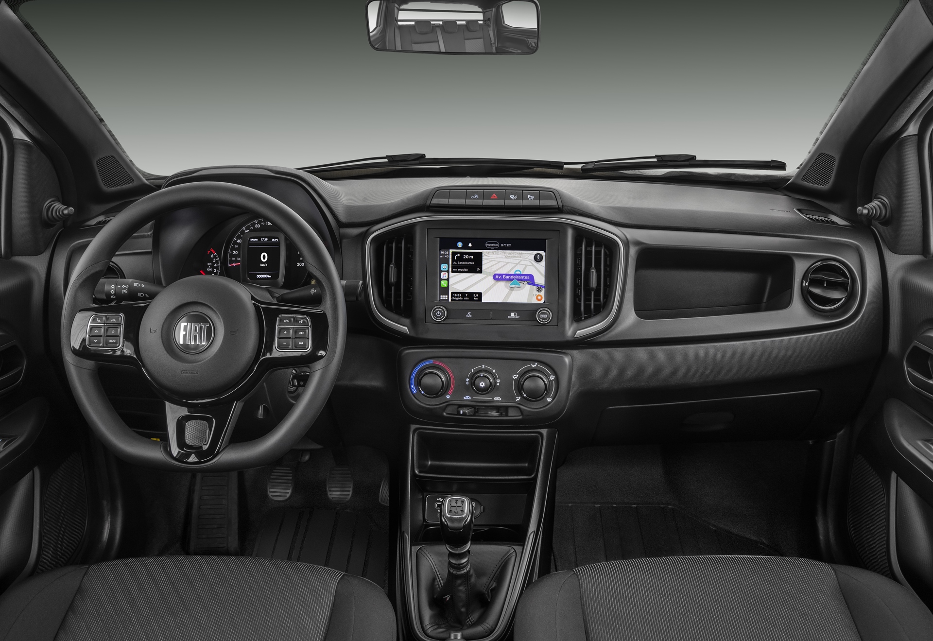  Fiat Strada Endurance 2020 só tem central multimídia Uconnect se for equipada com o opcional Tech