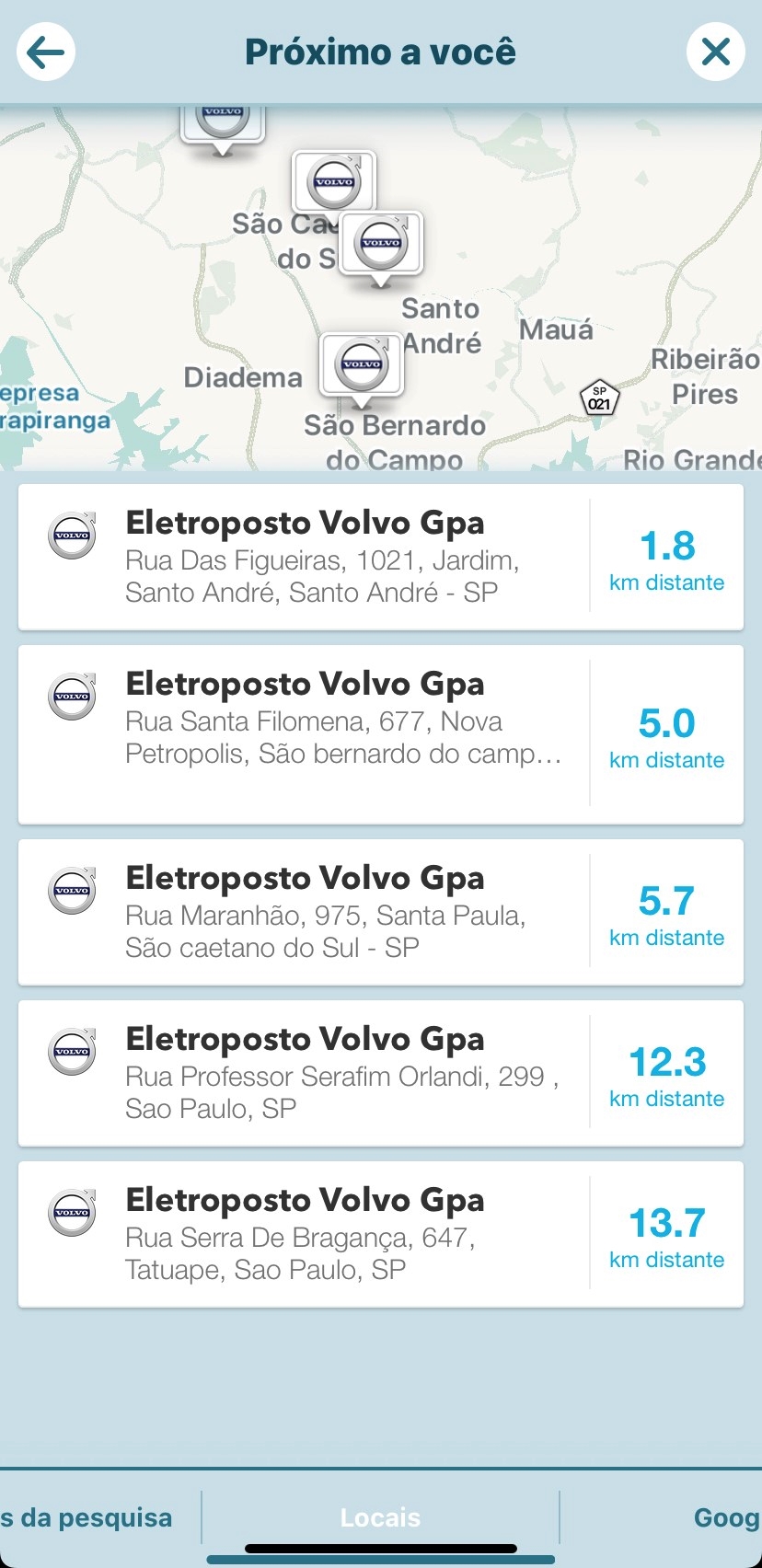Eletroposto Da Volvo Em Sp