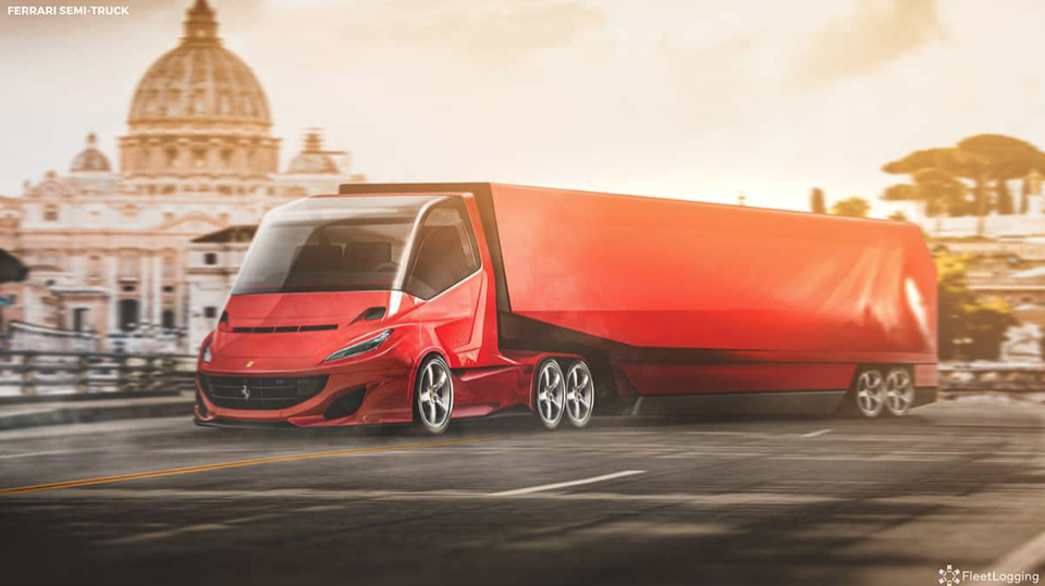 Supercaminhão Da Ferrari