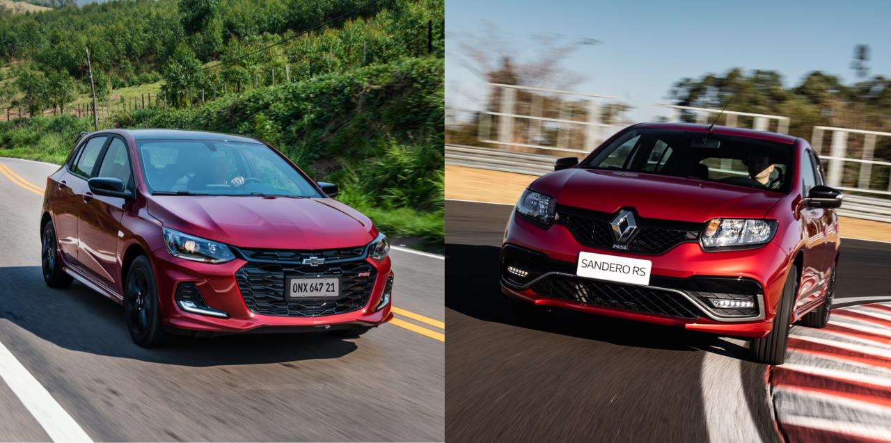 Onix Rs X Sandero Rs (2)