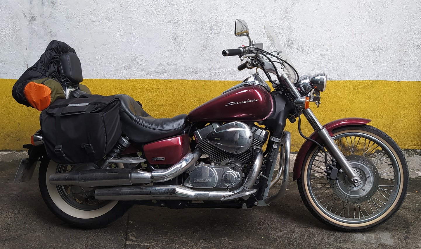 Viagem Moto 6 Bagagem Amarrada Sem Ocupar Espaço Do Garupa
