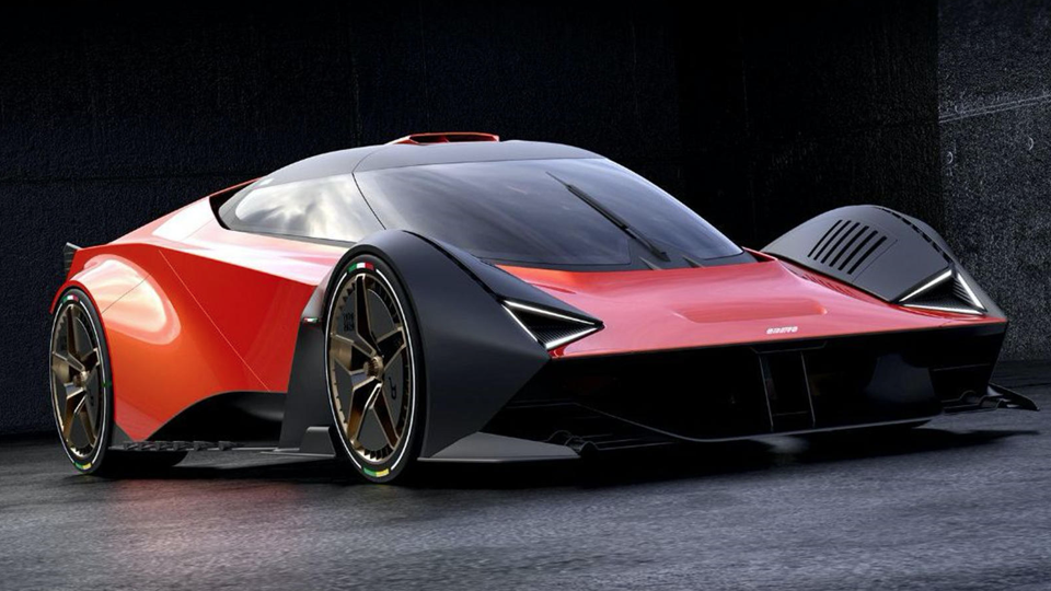 Lancia Stratos projeção do brasileiro Guilherme Araújo