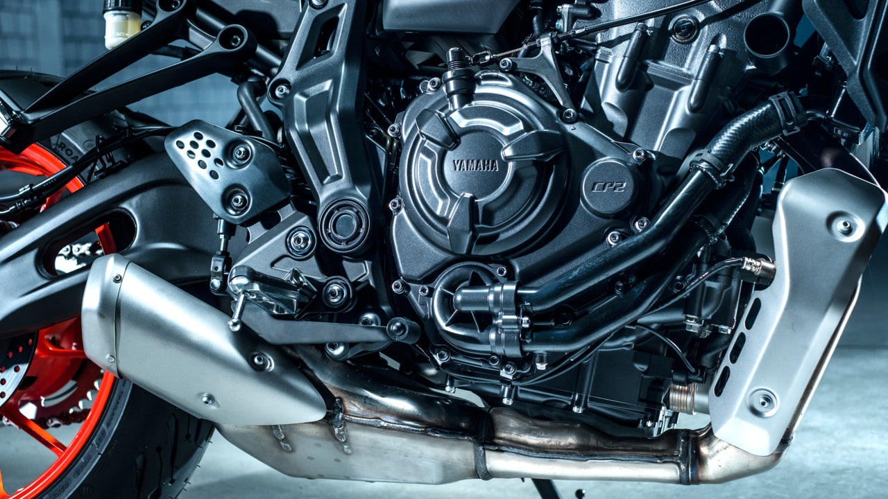 4. Yamaha Mt 07 Detalhe De Motor E Escape