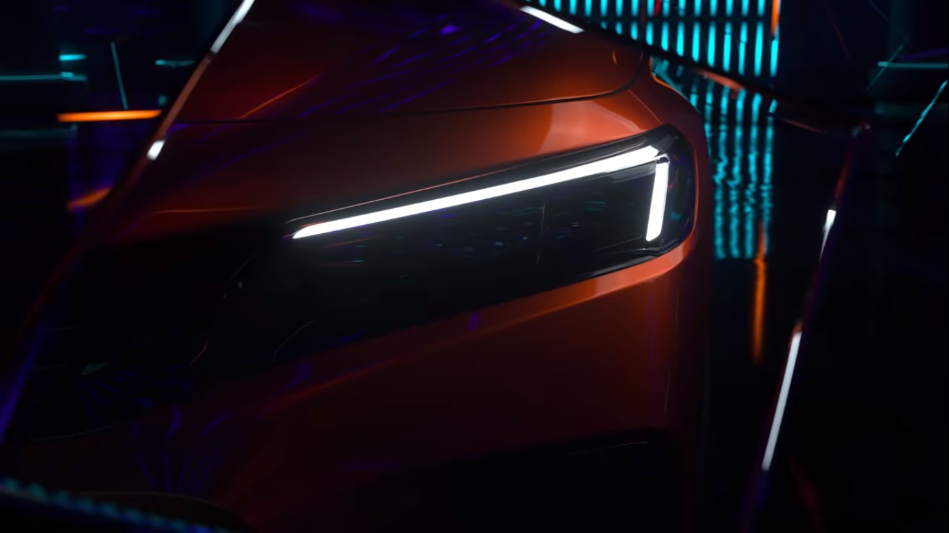 Novo Honda Civic Frame Do Vídeo Do Teaser (3)