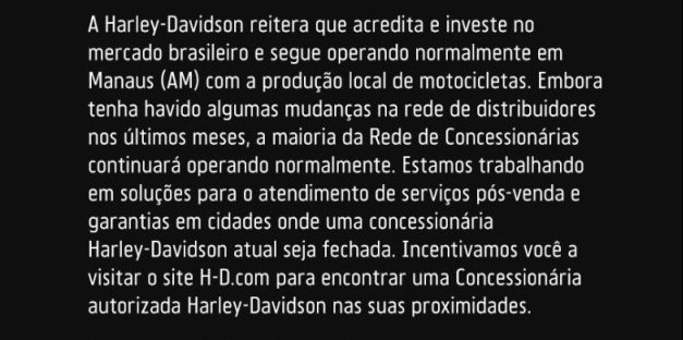 2. Harley Davidson No Brasil