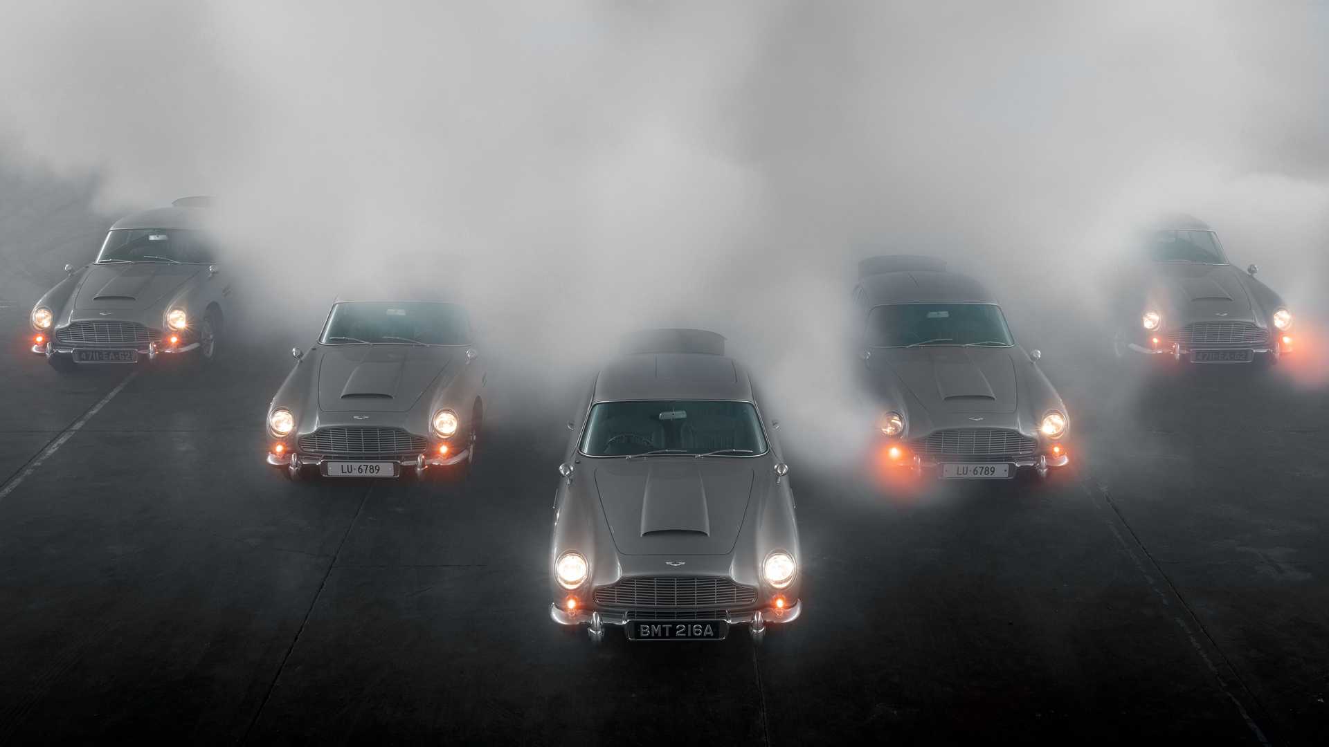 The First Five Aston Martin Db5 Continuation Cars Aston Martin de 007