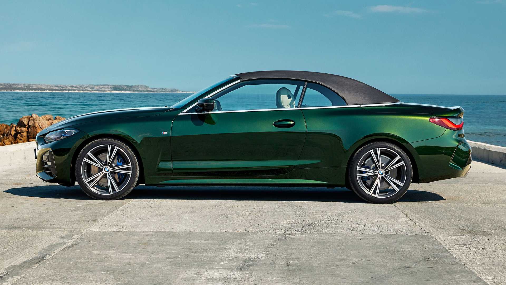 2021 Bmw 4 Series Convertible Side Ocean Up