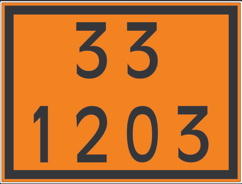 Placas produtos perigosos