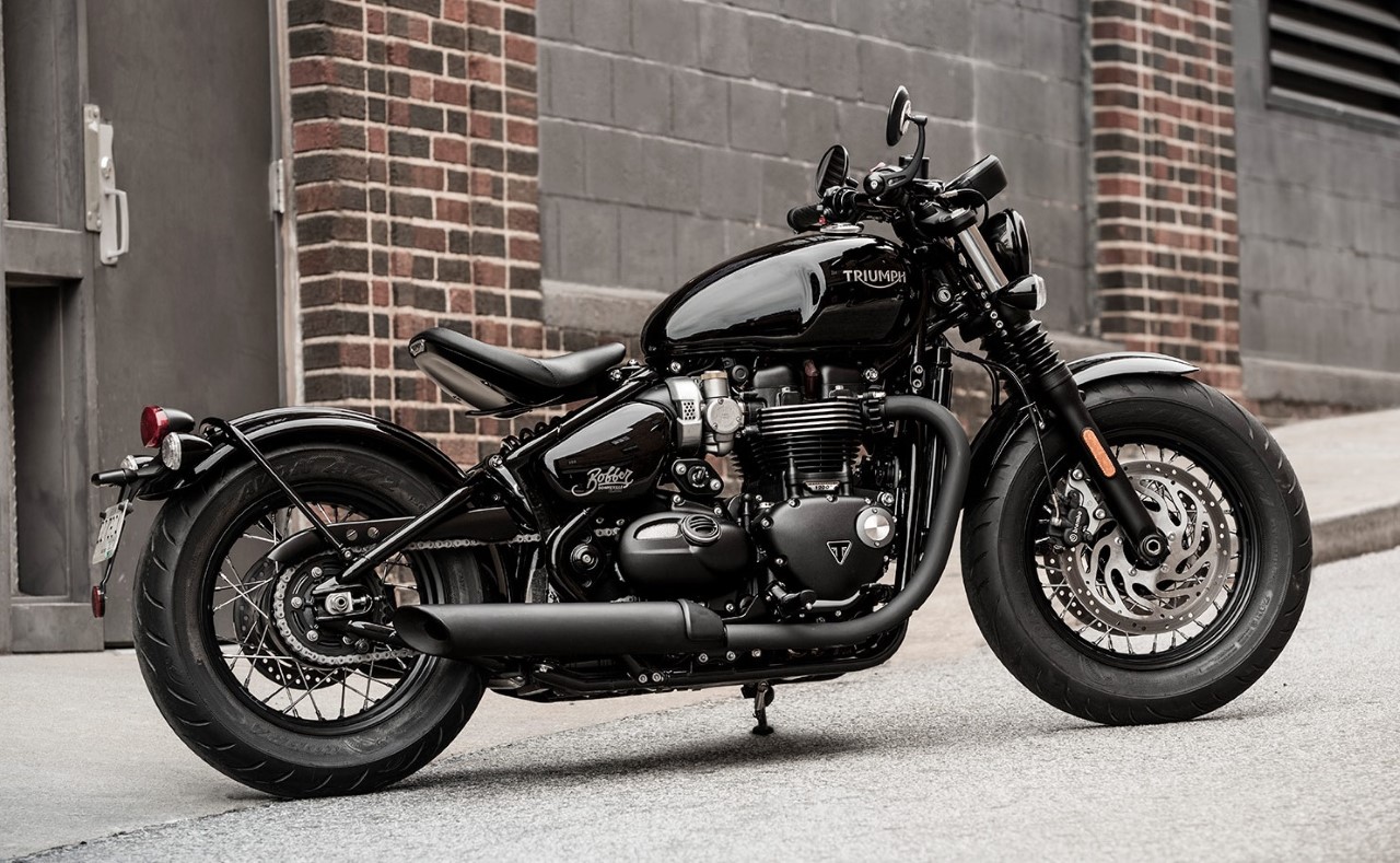 Thumbnail 3. Triumph Bobber Black