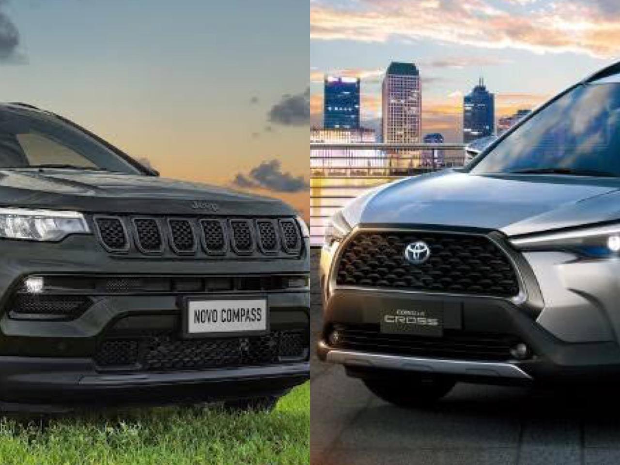 Comparativo Jeep Compass x Toyota Corolla Cross