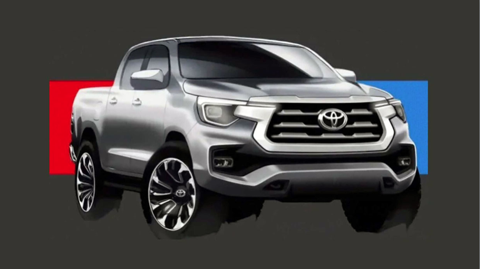 Nova Toyota Hilux projeção