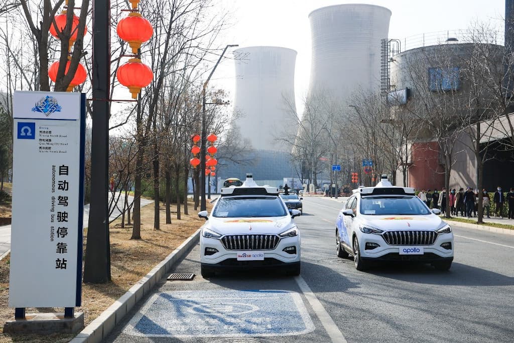 Táxi autônomo da Baidu Apollo Go na China