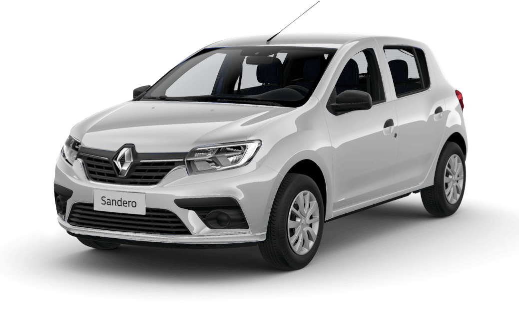 Renault Sandero Branco Glacier 1