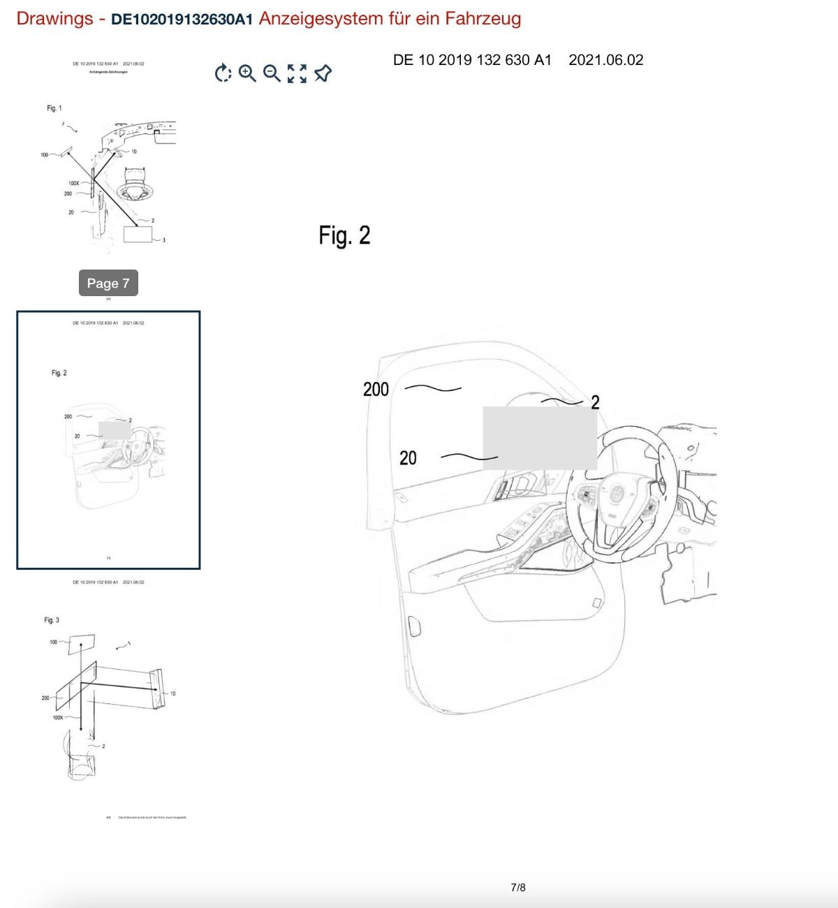 Thumbnail Bmw Virtual Mirror Patent 2 1