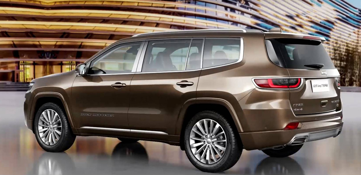 Jeep Grand Commander chinês tem semelhanças com o modelo brasileiro