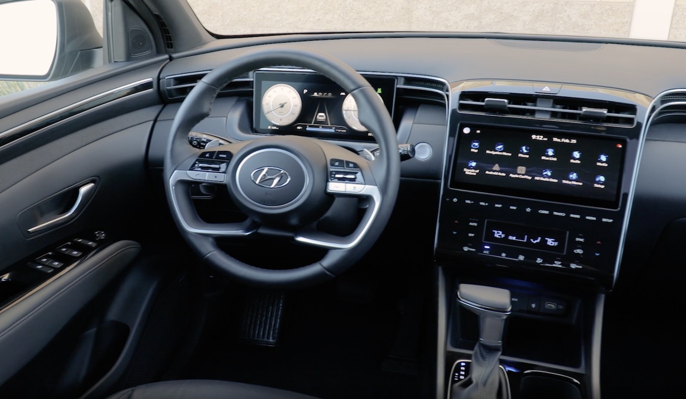Interior da Hyundai Santa Cruz