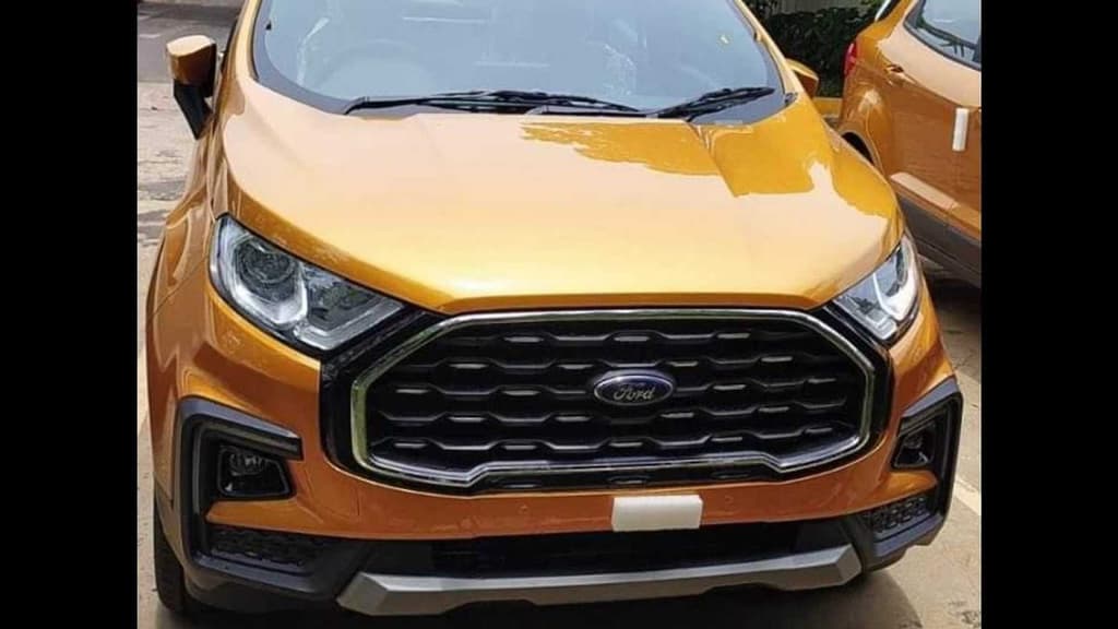 Flagra do novo EcoSport 2022
