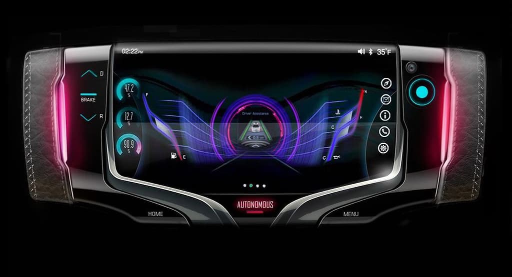 Volante futurista da GM é apenas um conceito de design