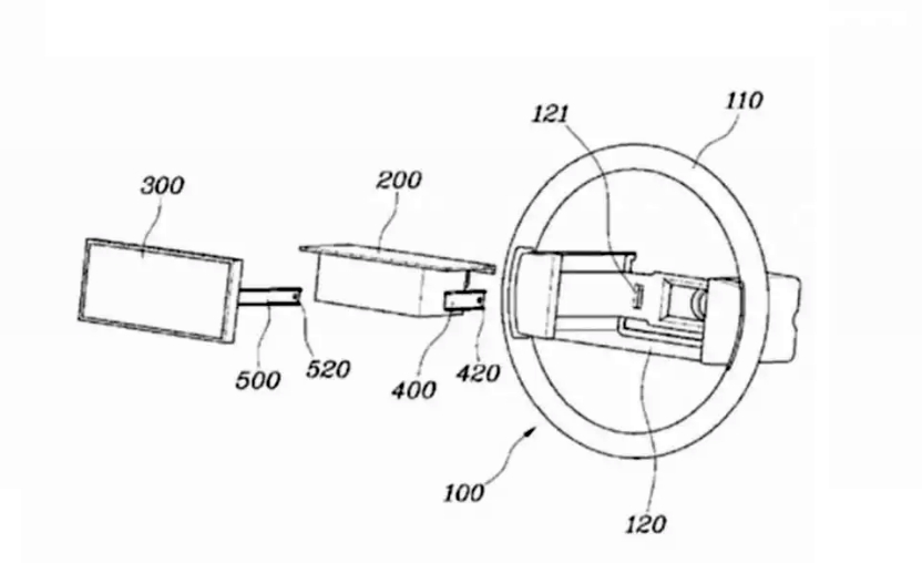 Patente registrada na Alemanha mostra que o airbag ficaria trás da tela no volante