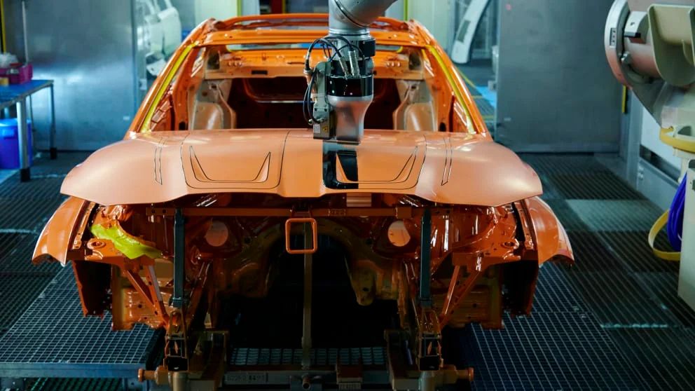 Robô De Pintira Da Bmw Ecopaintjet