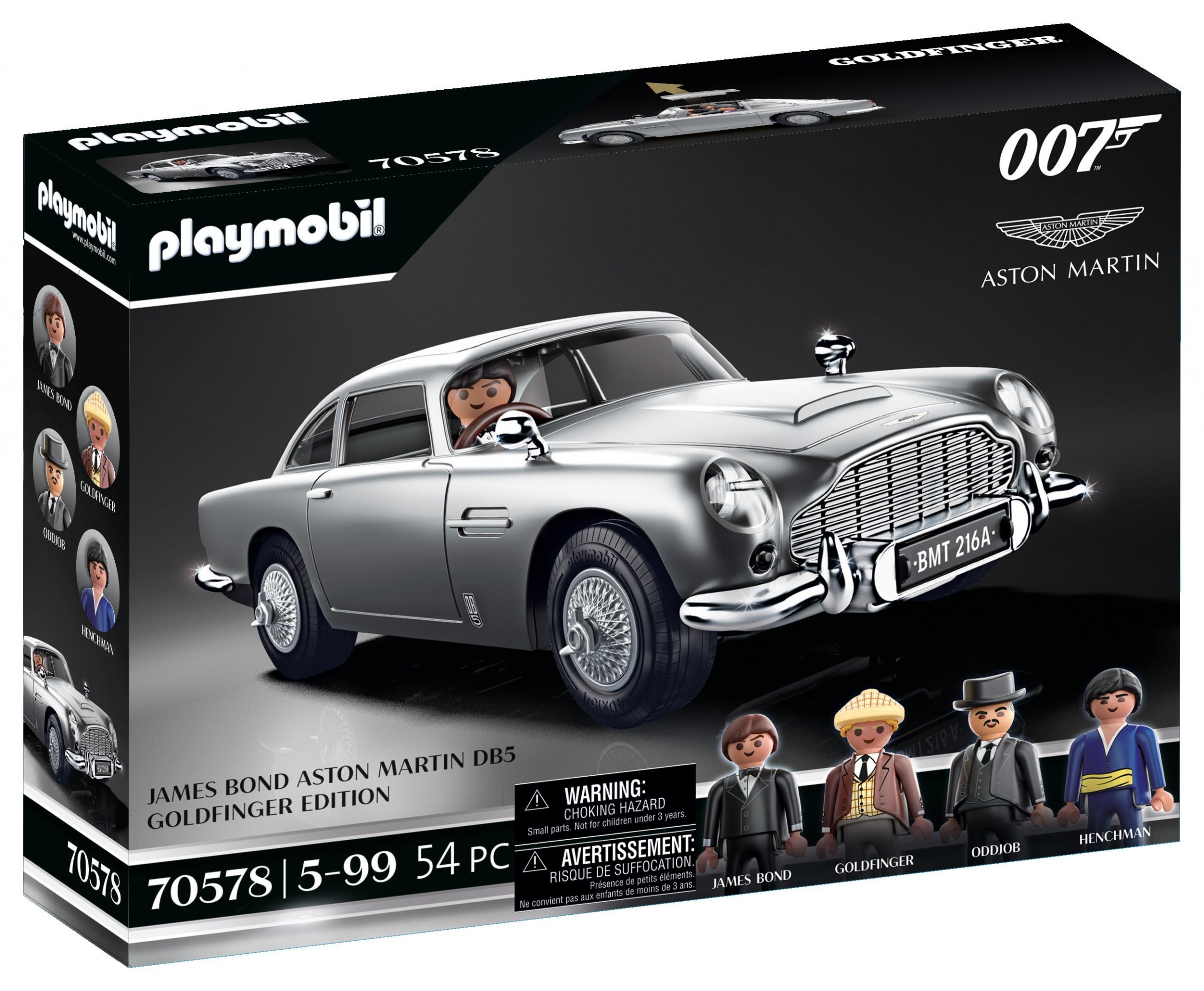 Playmobil Aston Martin Db5 007 James Bond