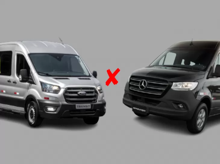 Ford Transit x MB Sprinter: qual a melhor van?