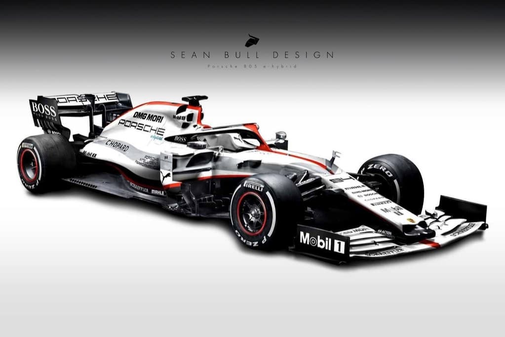 Projeção do carro de F1 da Audi - Sean Bull Design