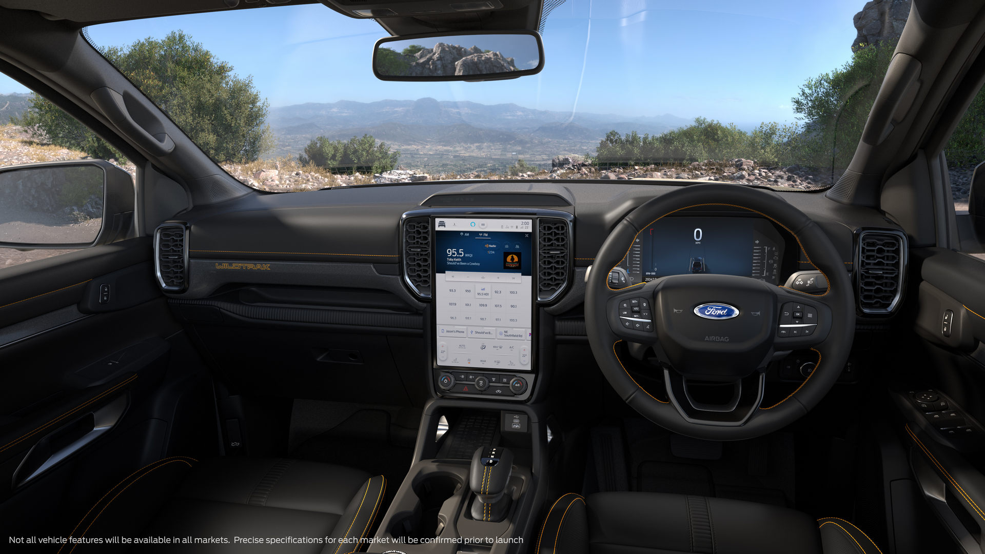 Interior Do Novo Ford Everest Deverá Ser Idêntico Ao Da Ranger