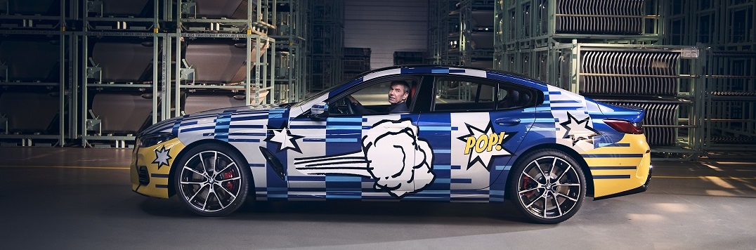  O artista plástico Jeff Koons gastou 200 horas de trabalho no BMW Série 8