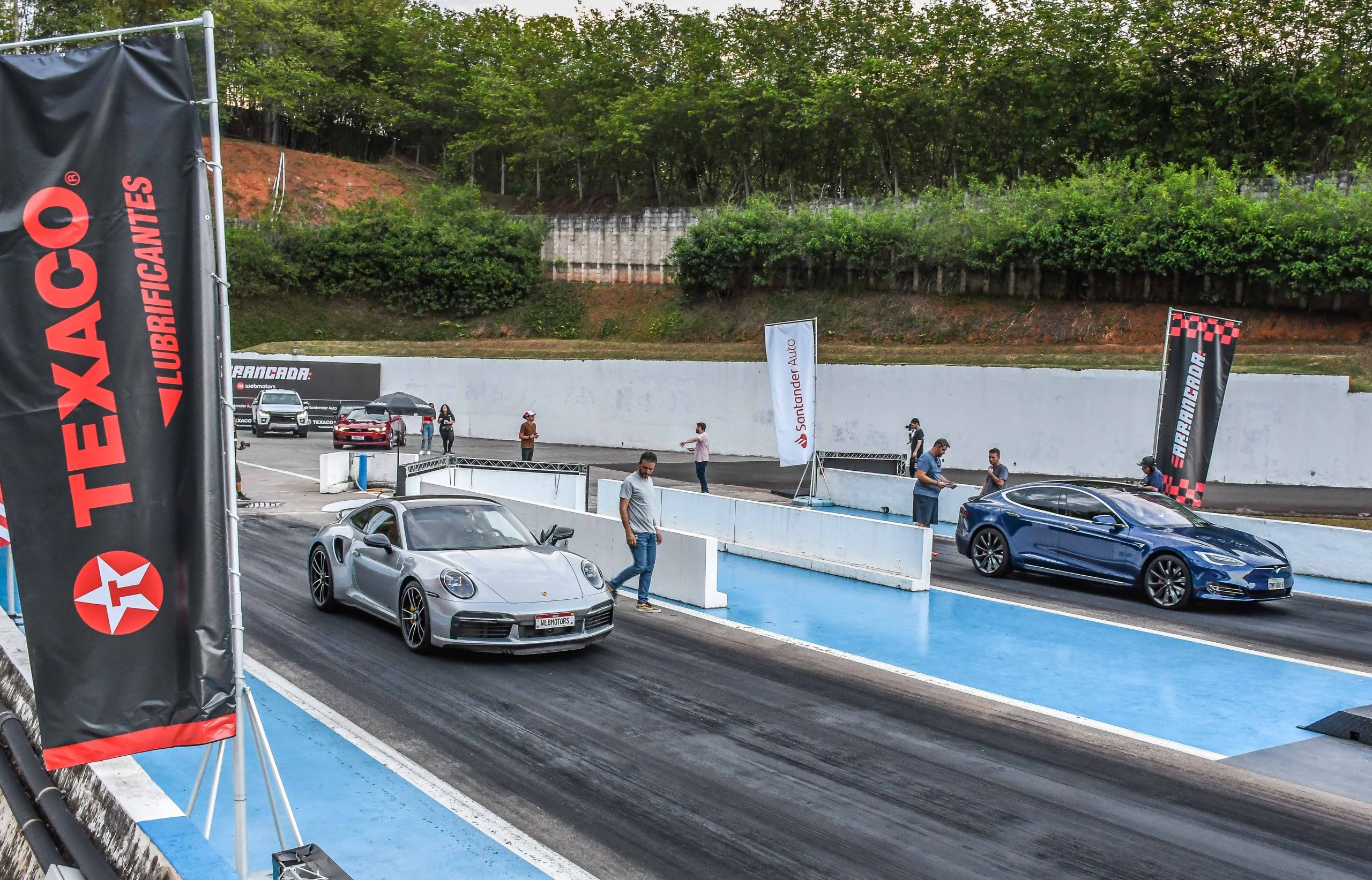 Evento Arrancada 6314 Tesla Model S x Porsche 911 Turbo S