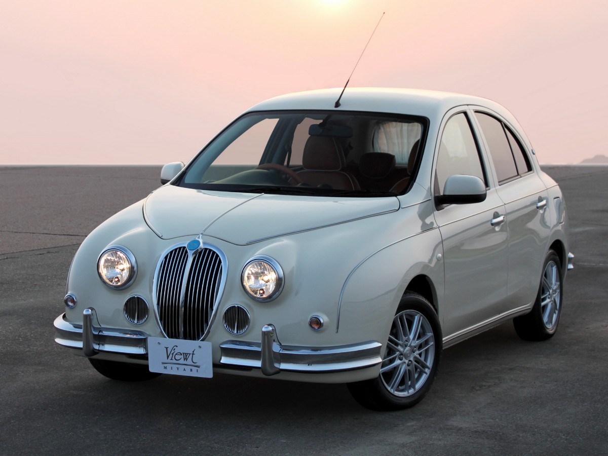 Mitsuoka Viewt Era Um Nissan March Com Cara De Jaguar Mark 2